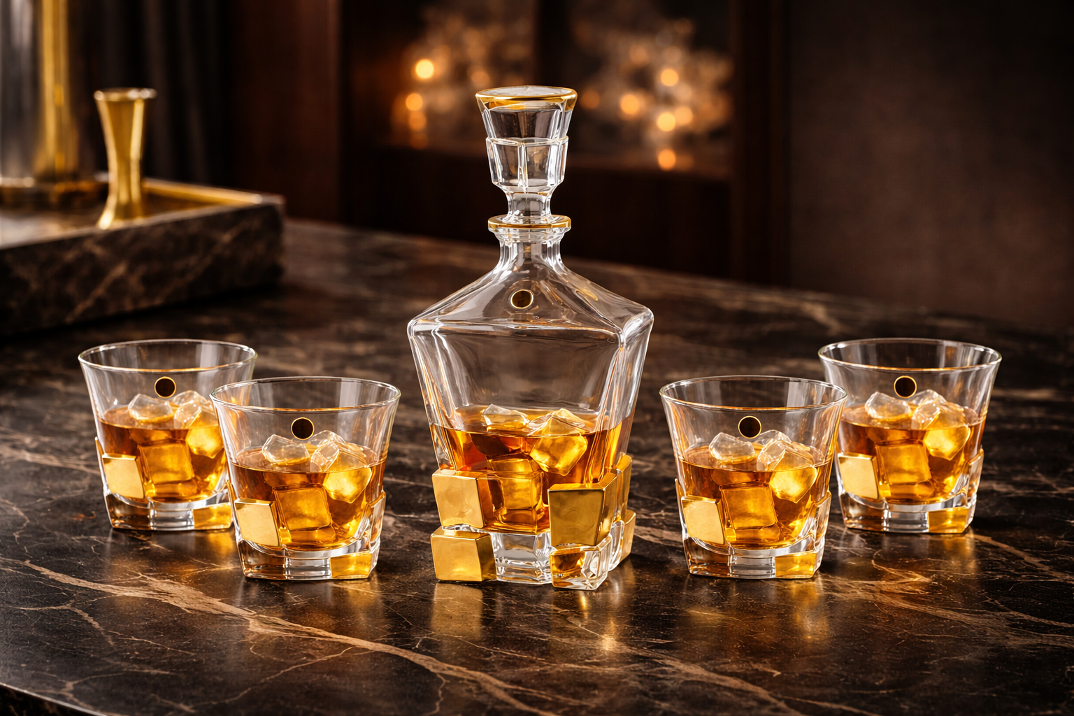 Legacy Glassware Prestige Decanter Set – 3 Piece