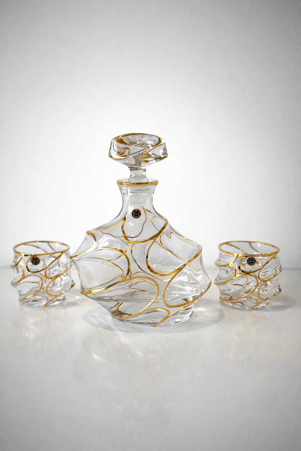 Legacy Glassware Elegance Decanter Set – 3 Piece