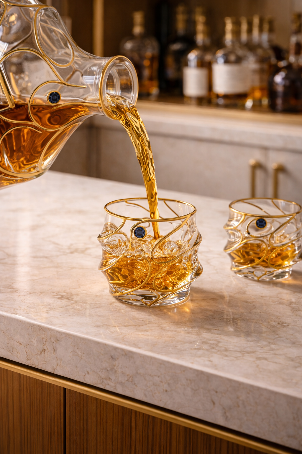 Legacy Glassware Elegance Decanter Set – 3 Piece