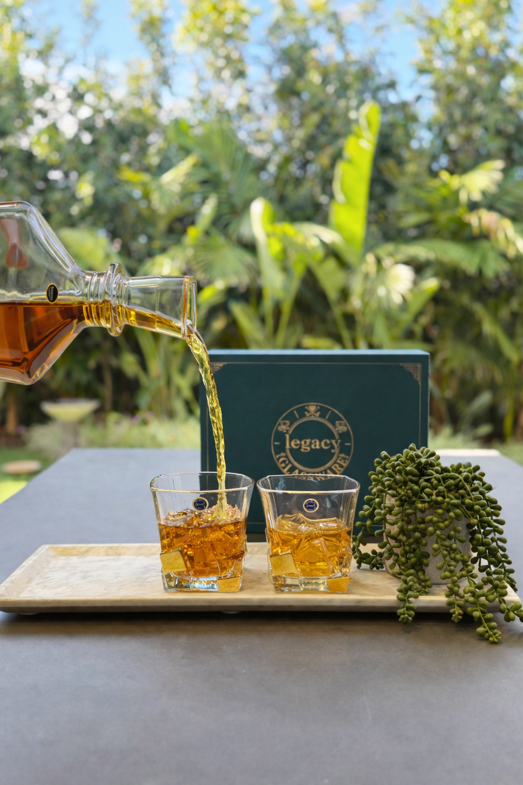 Legacy Glassware Prestige Decanter Set – 3 Piece